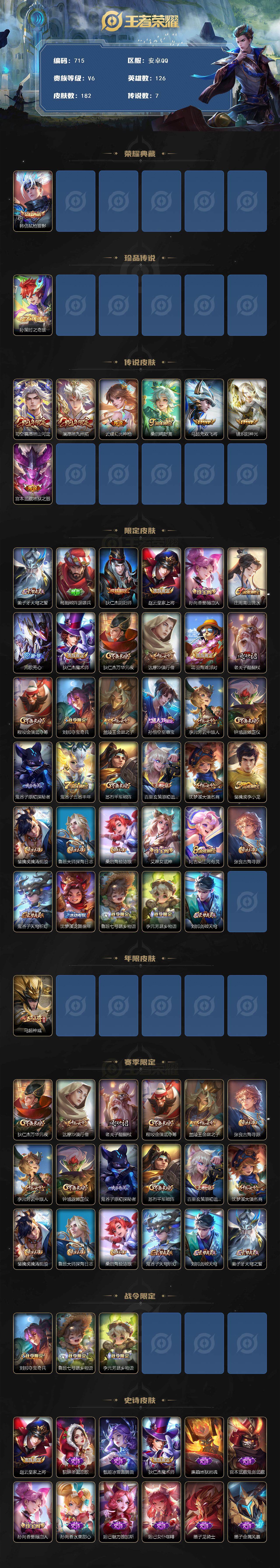 WZCMW3424549王者荣耀账号详情图2