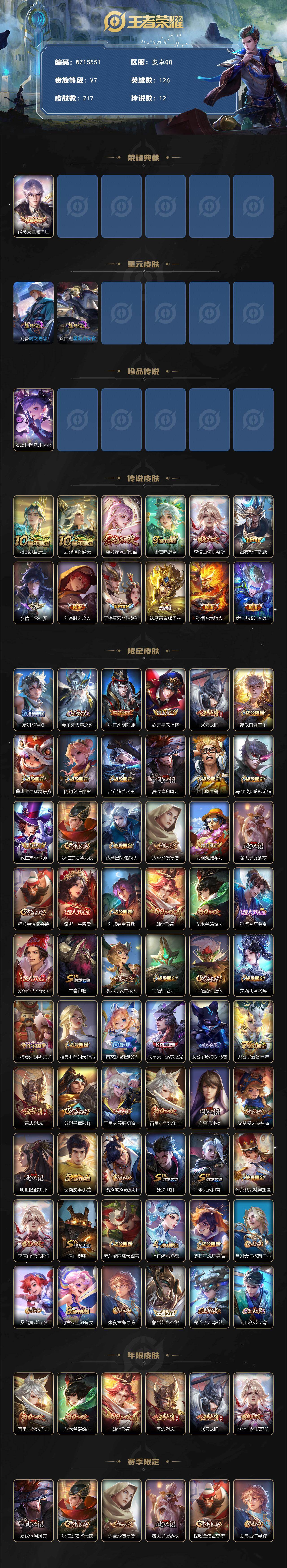 WZ0349666王者荣耀账号详情图2