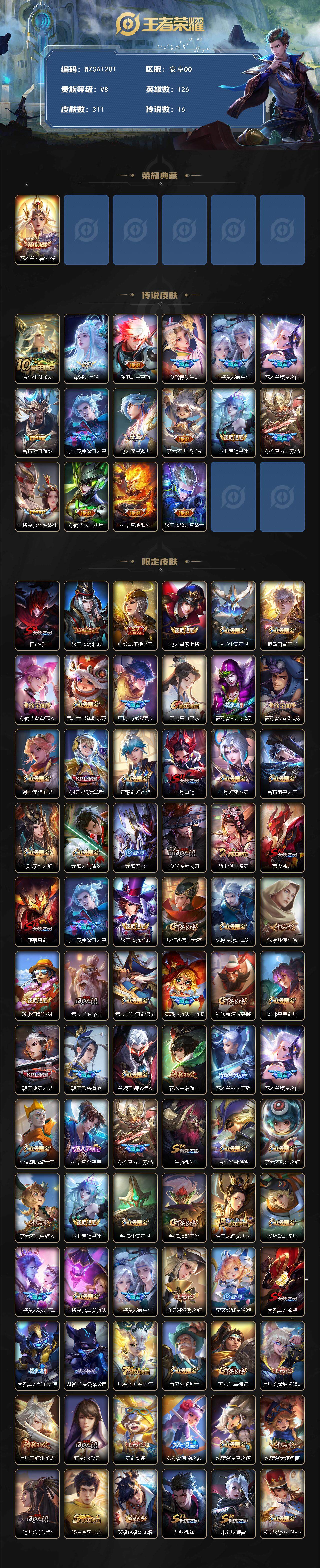 WZEY3395306王者荣耀账号详情图2