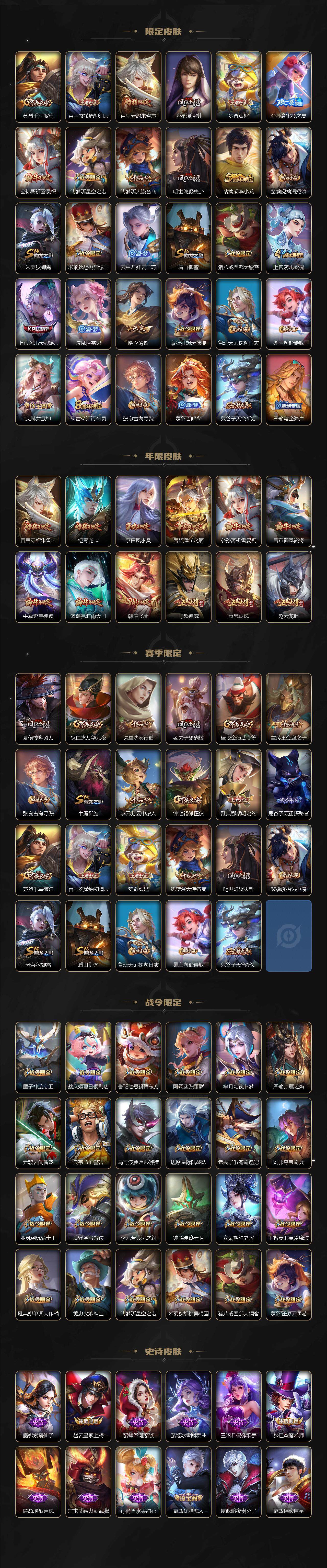 WZLX3401134王者荣耀账号详情图3 WZLX3401134王者荣耀账号详情图3