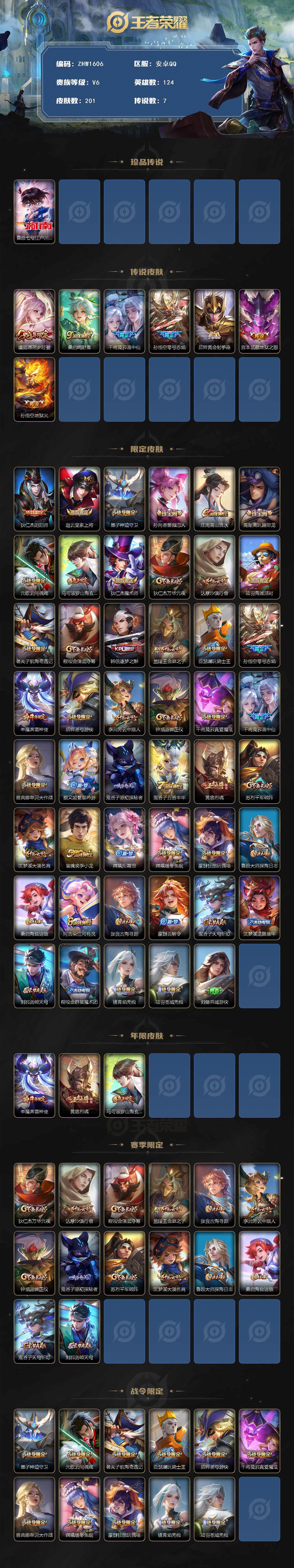 WZLE3397706王者荣耀账号详情图2