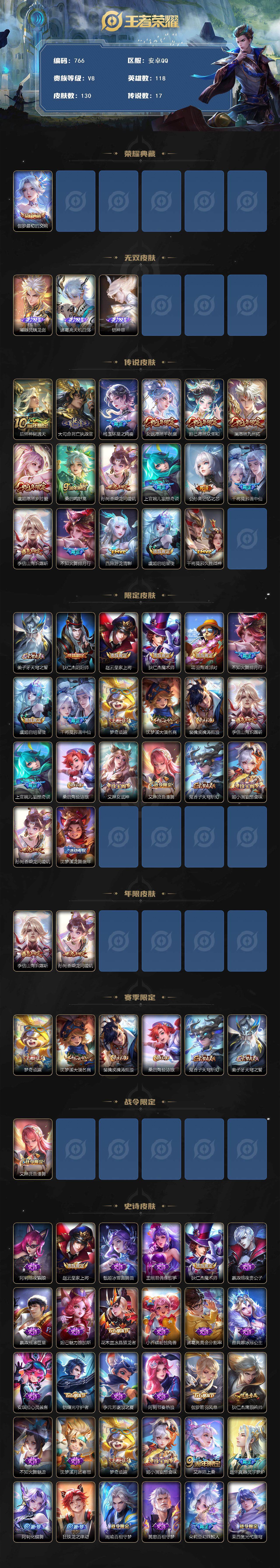 WZLFY3395746王者荣耀账号详情图2