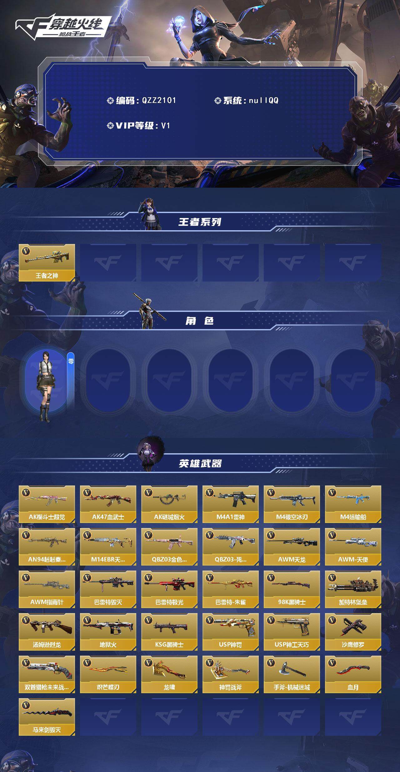 CFMEY367666枪战王者账号详情图2 CFMEY367666枪战王者账号详情图2