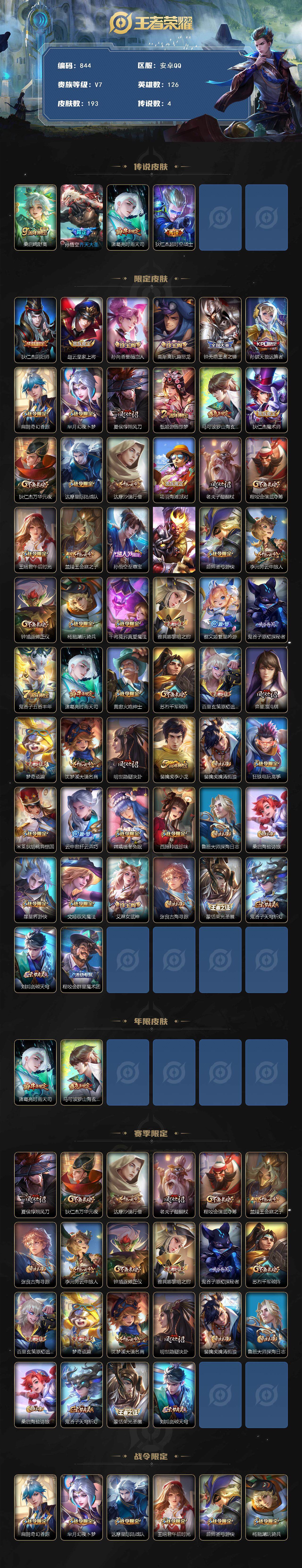 WZCMW3424678王者荣耀账号详情图2