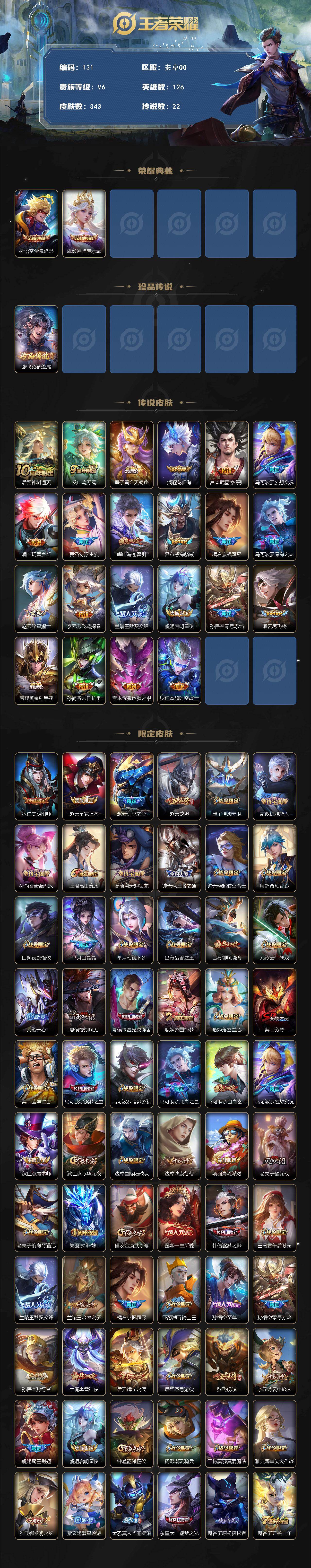 WZCMW496022王者荣耀账号详情图2