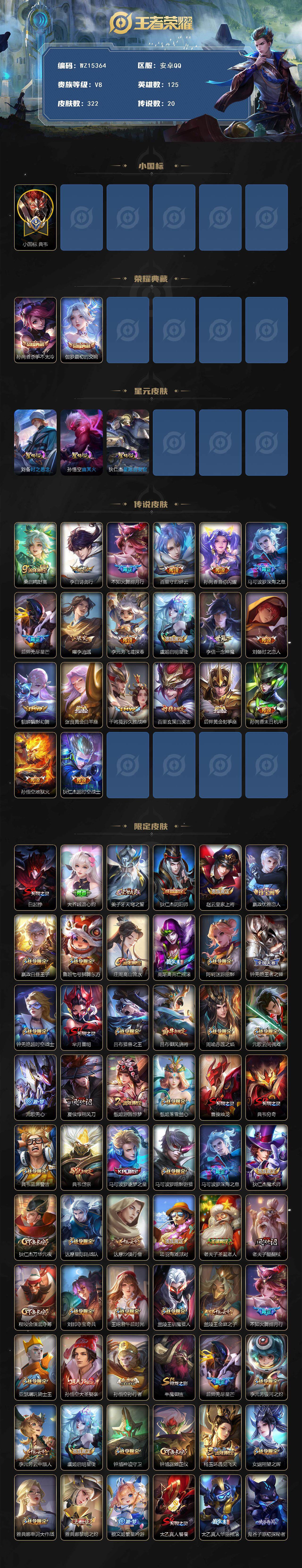 WZ033479784王者荣耀账号详情图2