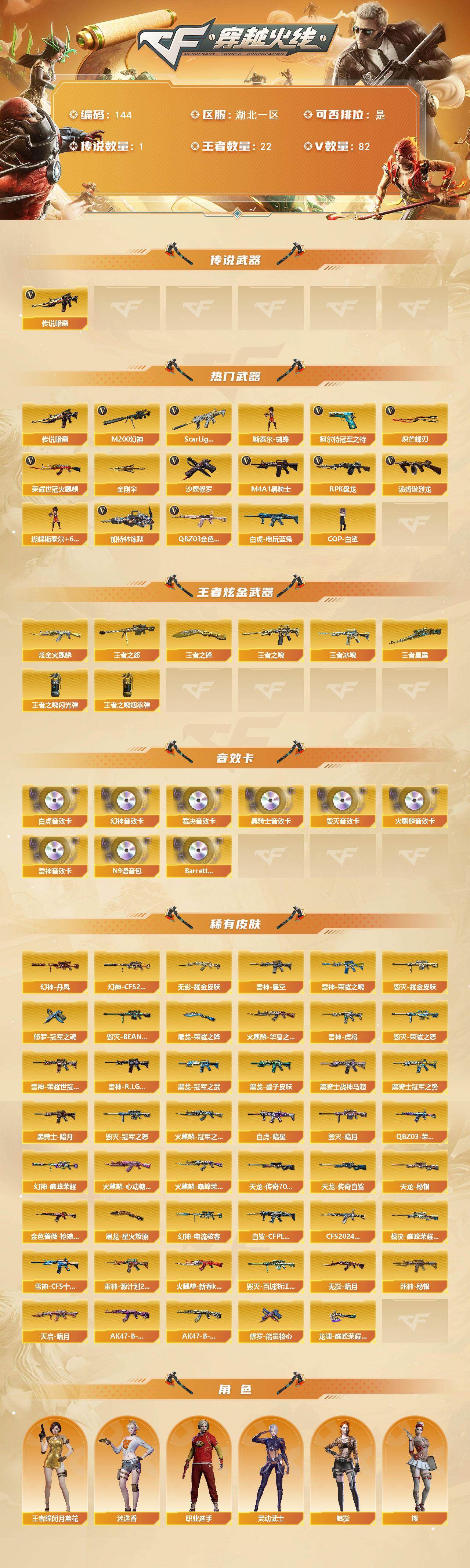 CFCMW422219穿越火线账号详情图2