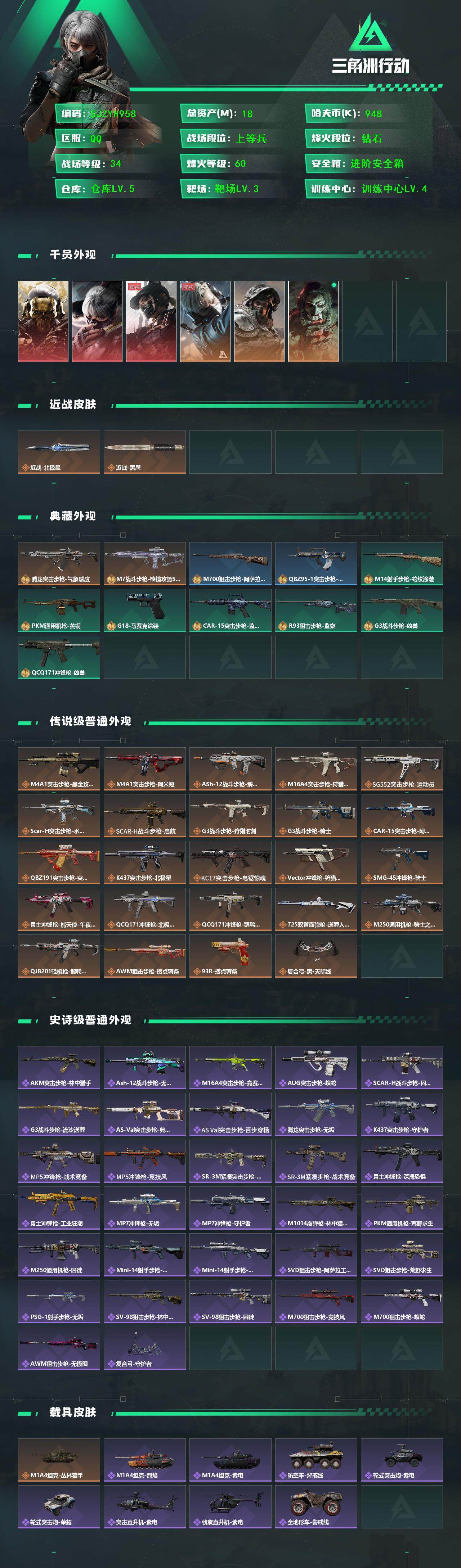 SJZQM380517三角洲行动账号详情图3 SJZQM380517三角洲行动账号详情图3