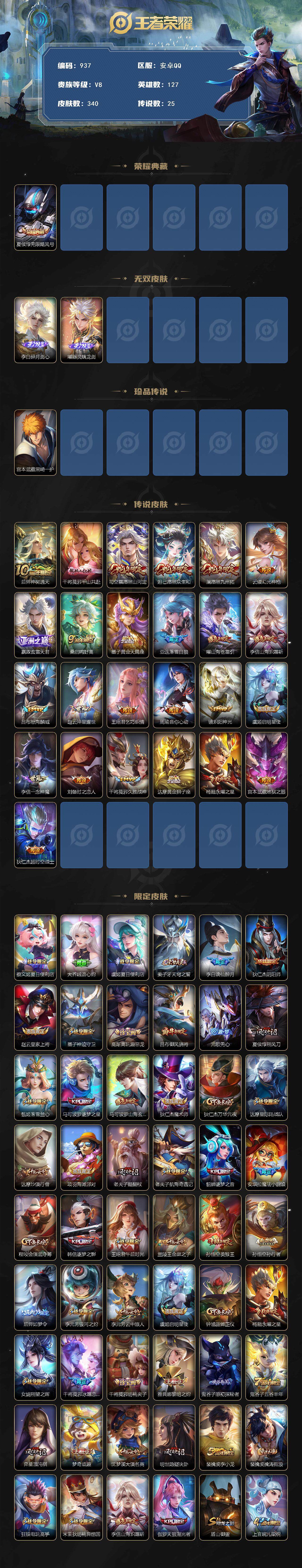 WZCMW3397909王者荣耀账号详情图2