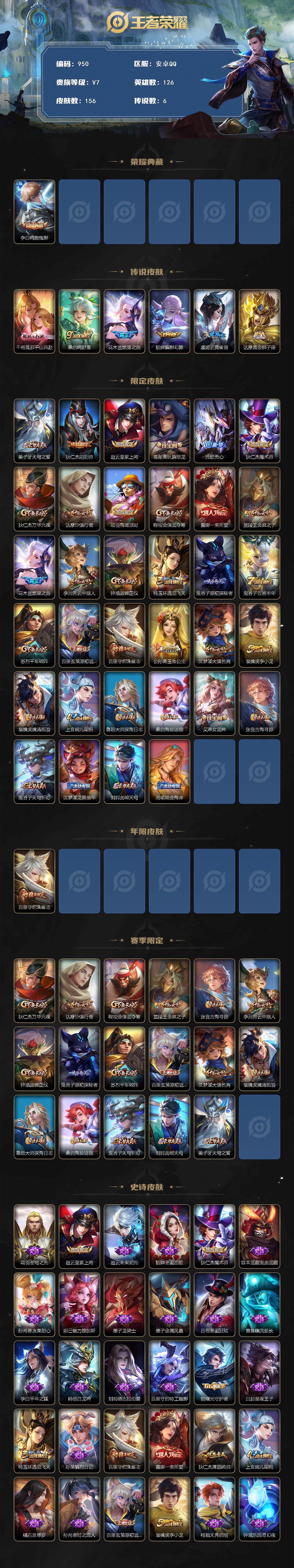 WZCMW3398025王者荣耀账号详情图2