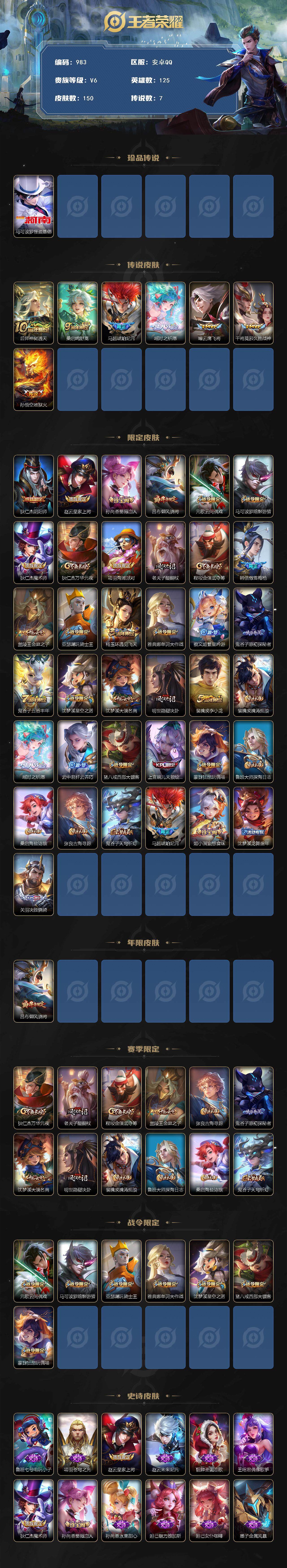 WZCMW3398333王者荣耀账号详情图2