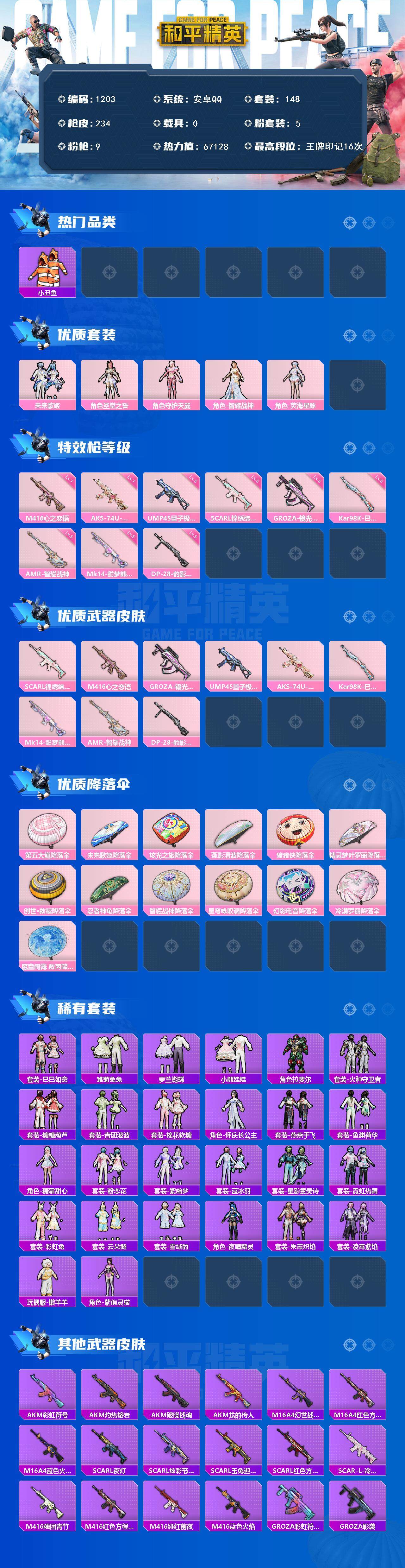 HPCMW3426471和平精英账号详情图2 HPCMW3426471和平精英账号详情图2