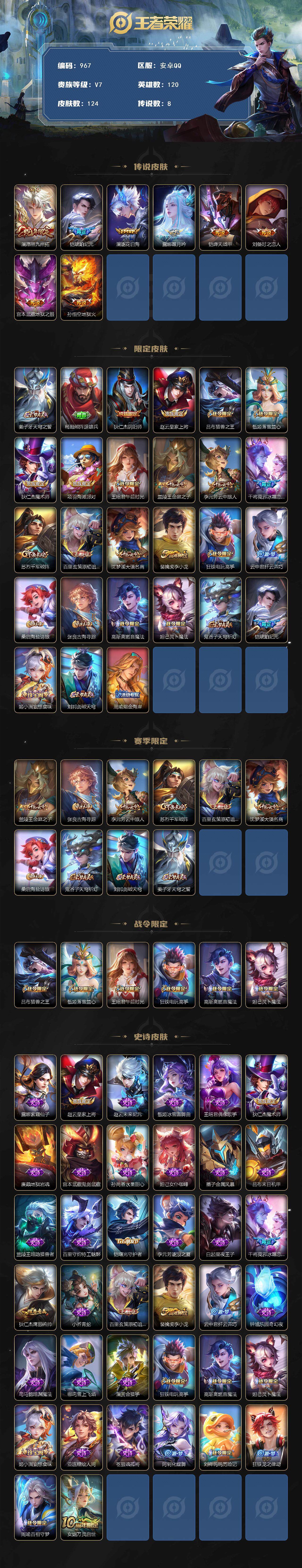 WZCMW3398350王者荣耀账号详情图2