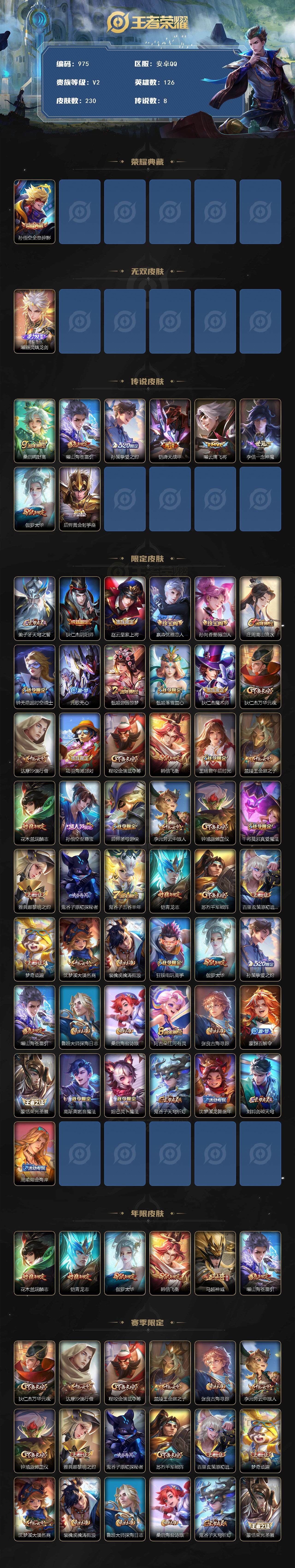 WZCMW3398372王者荣耀账号详情图2