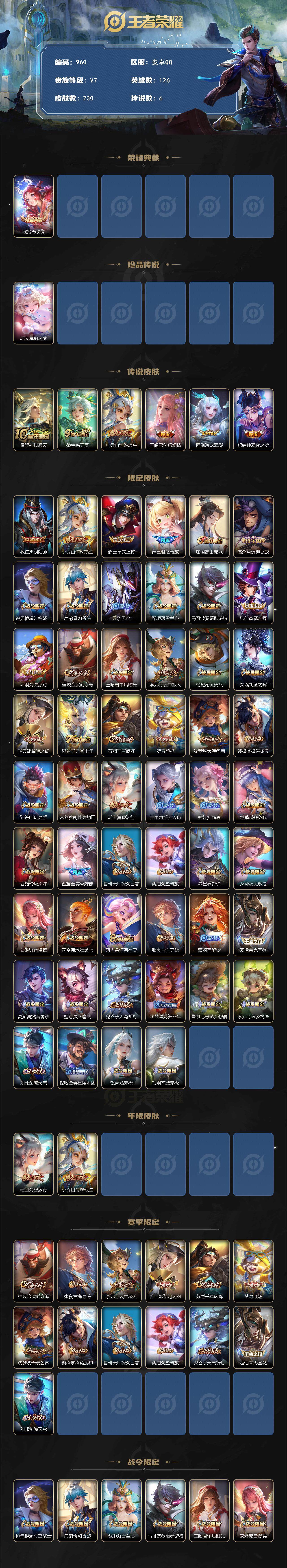 WZCMW3397933王者荣耀账号详情图2