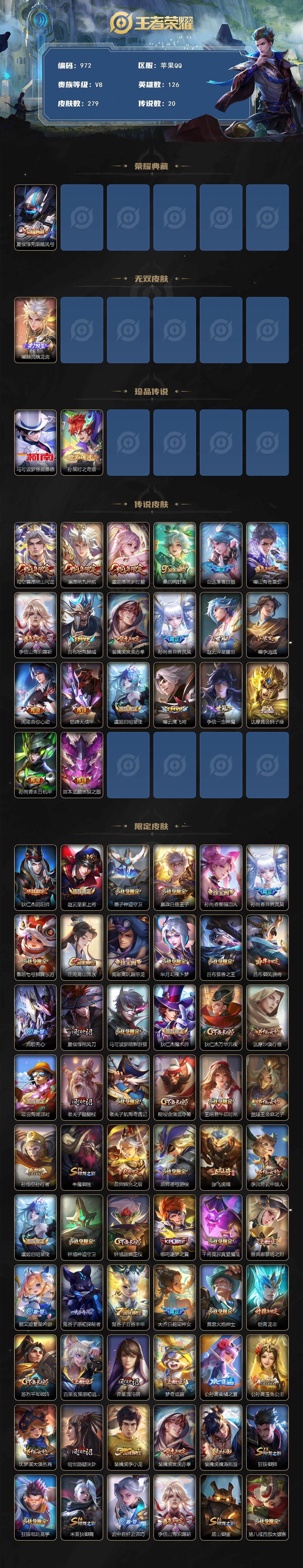 WZCMW3398326王者荣耀账号详情图2