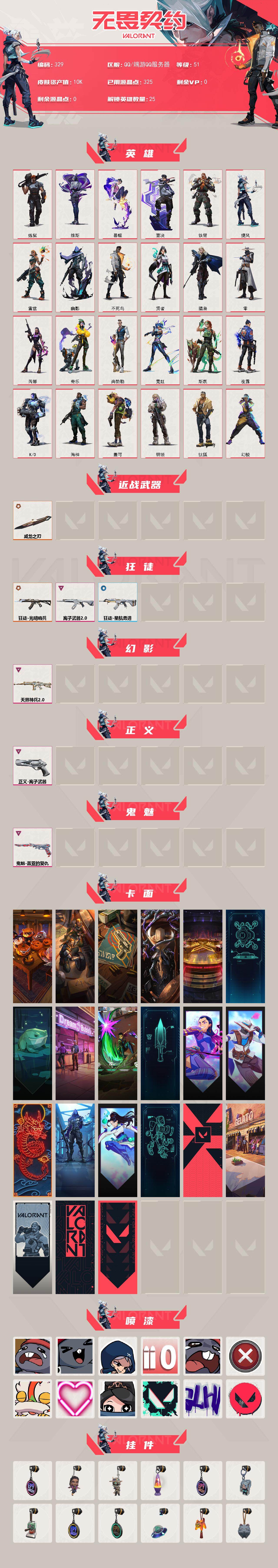 WWQXL326797无畏契约账号详情图2 WWQXL326797无畏契约账号详情图2