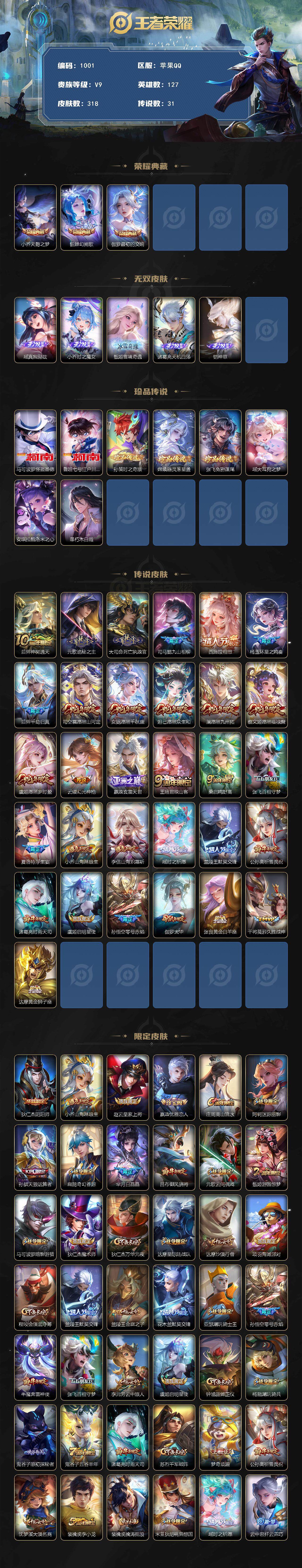 WZCMW3399156王者荣耀账号详情图2