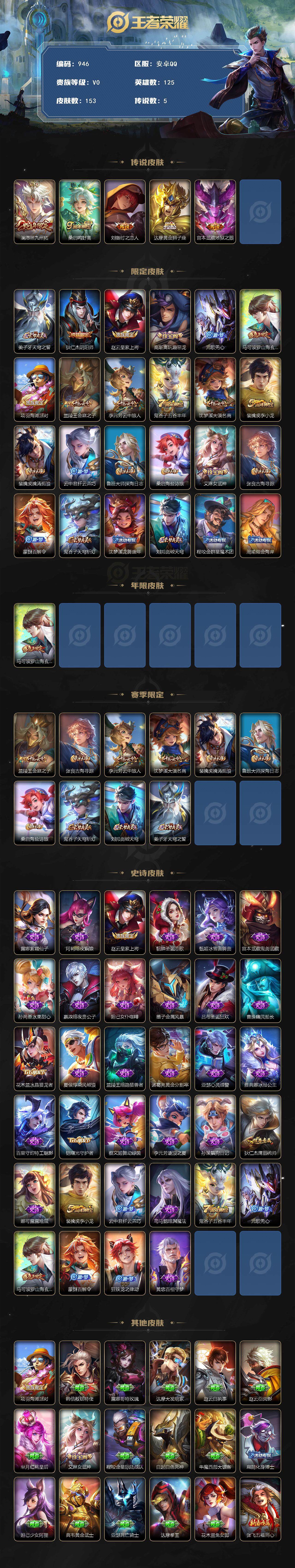 WZCMW3399152王者荣耀账号详情图2