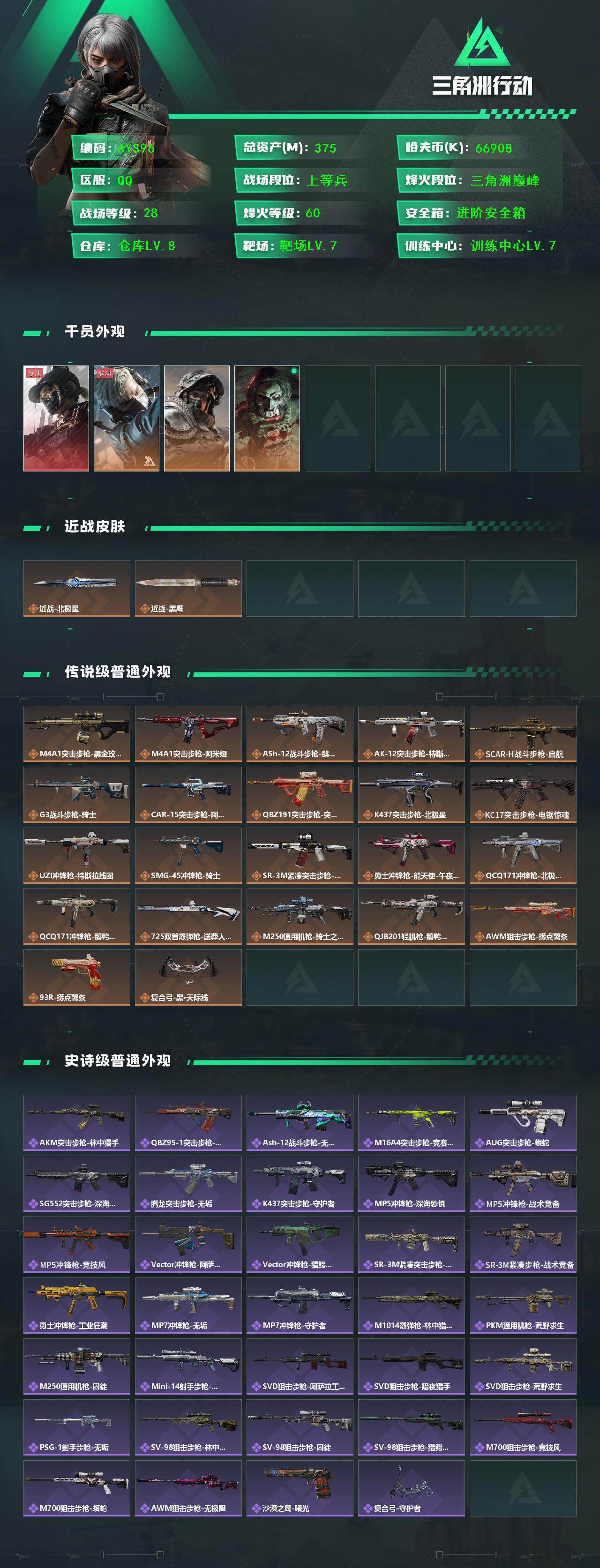 SJZCMW3103576三角洲行动账号详情图3 SJZCMW3103576三角洲行动账号详情图3