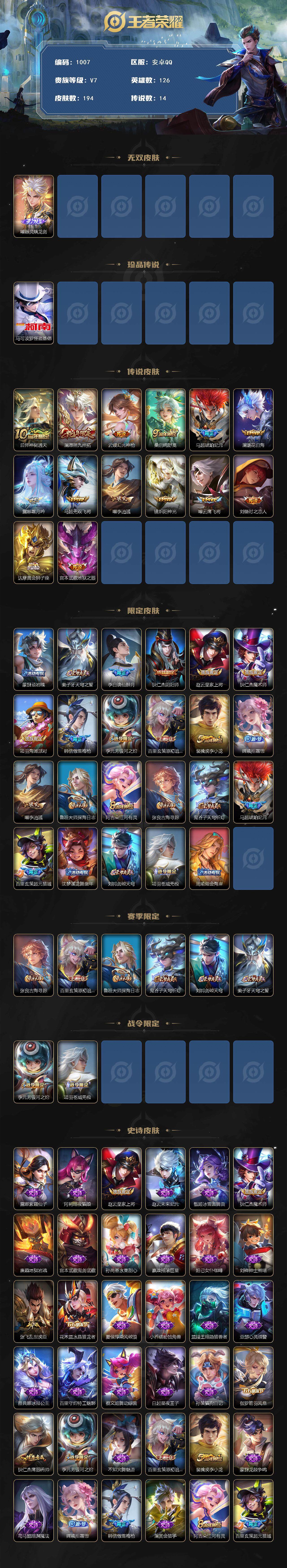 WZCMW3400633王者荣耀账号详情图2