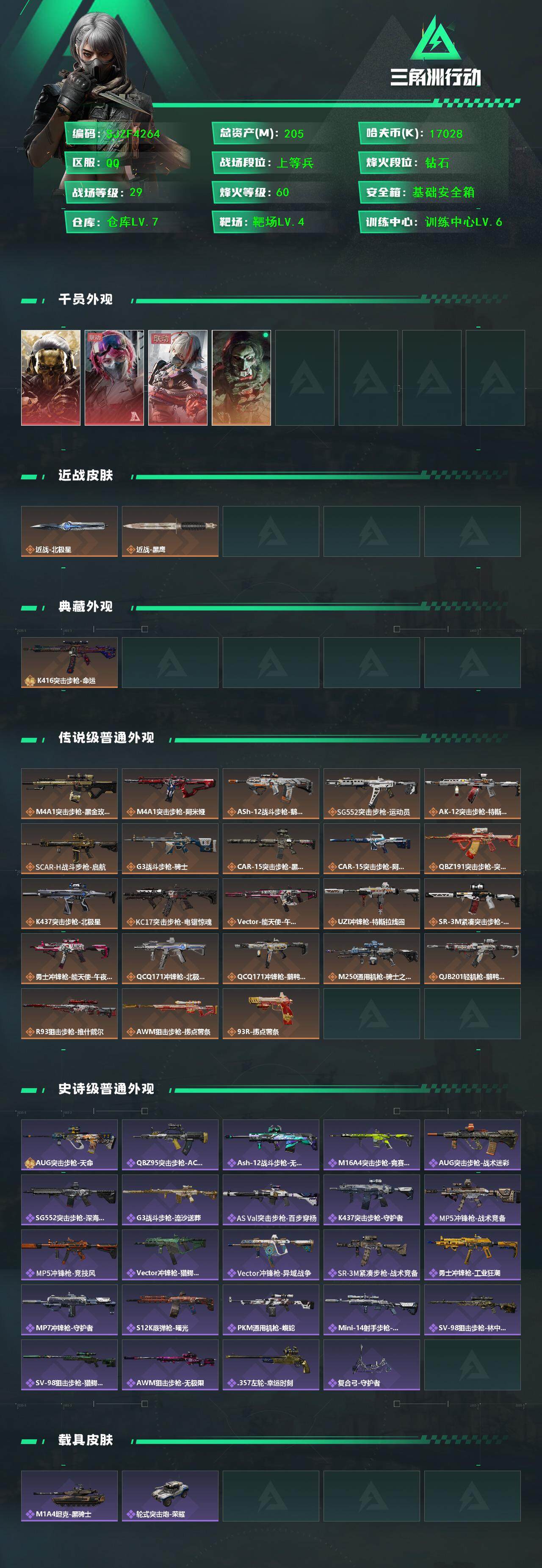 SJZEY376223三角洲行动账号详情图2 SJZEY376223三角洲行动账号详情图2