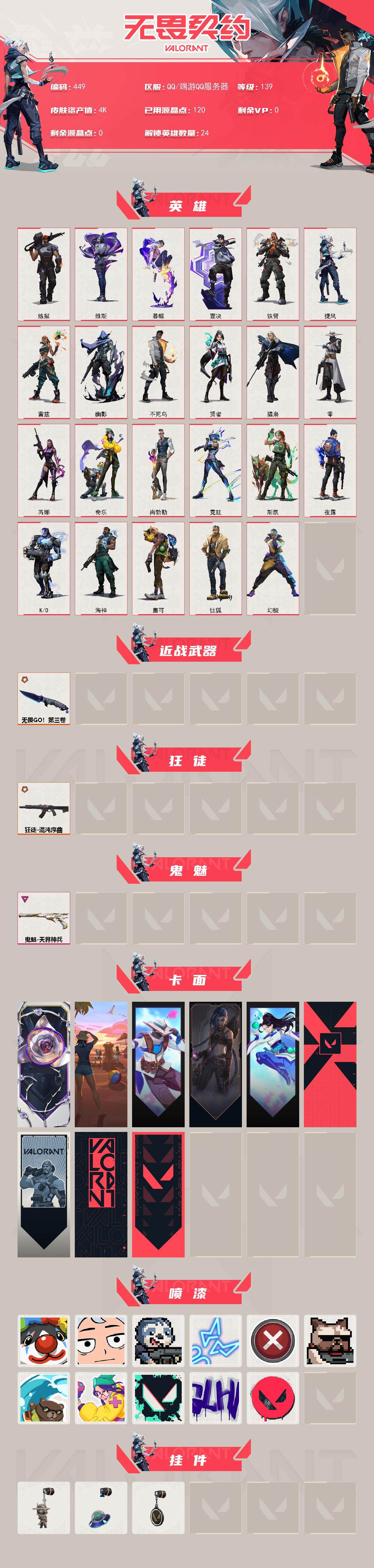 WWQXL326989无畏契约账号详情图2 WWQXL326989无畏契约账号详情图2