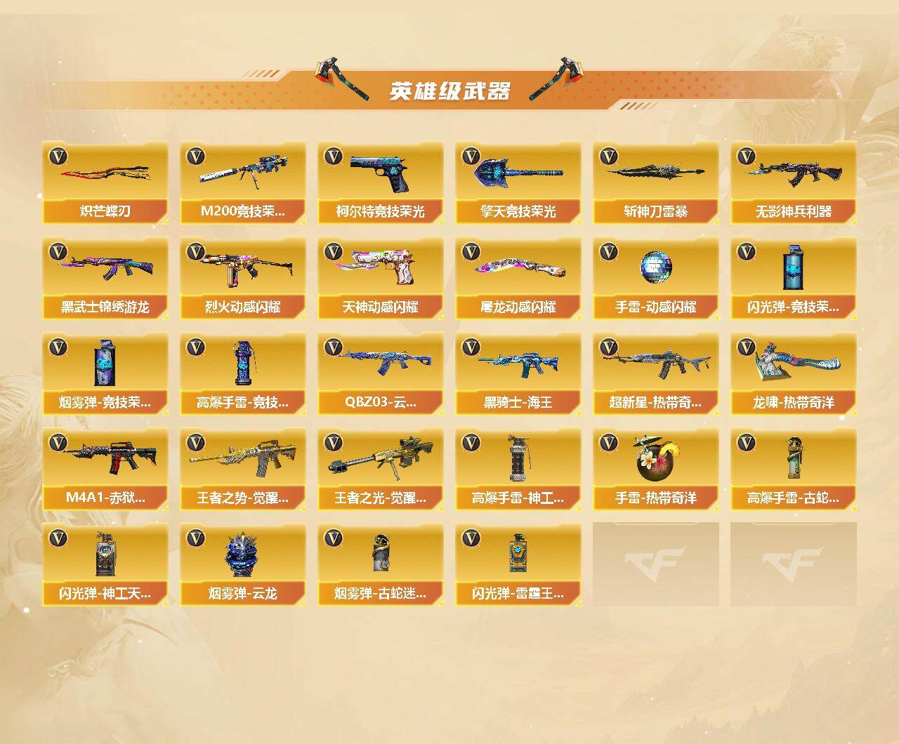 CFCMW370405穿越火线账号详情图3 CFCMW370405穿越火线账号详情图3