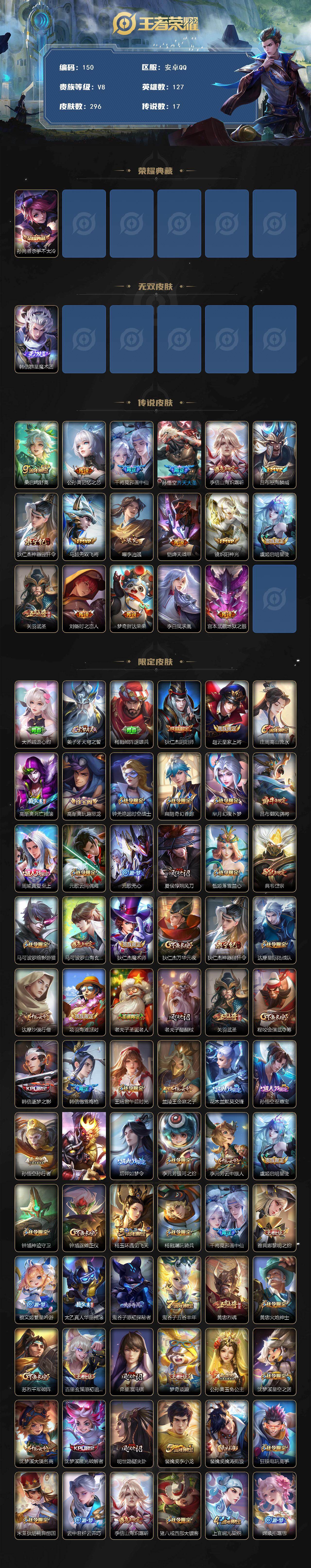 WZCMW495823王者荣耀账号详情图2