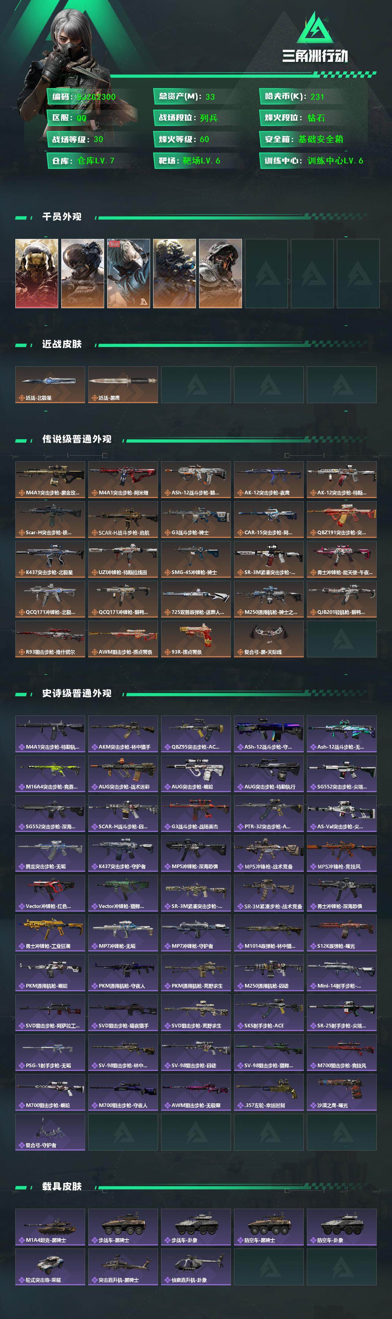 SJZEY375736三角洲行动账号详情图2