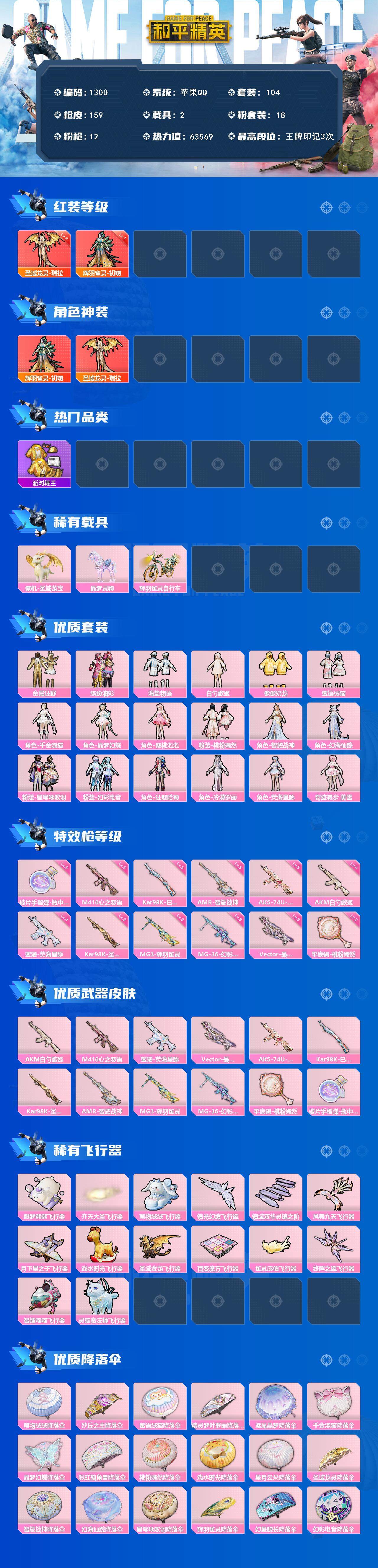 HPCMW3426932和平精英账号详情图2 HPCMW3426932和平精英账号详情图2