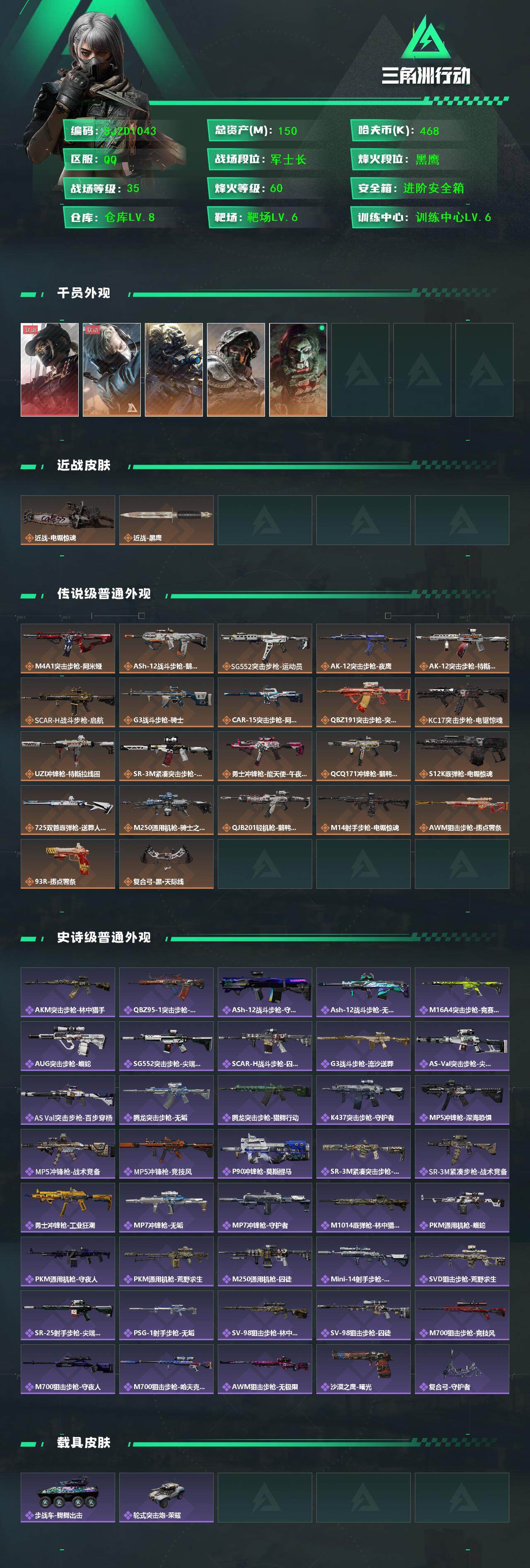 SJZQM375811三角洲行动账号详情图3 SJZQM375811三角洲行动账号详情图3