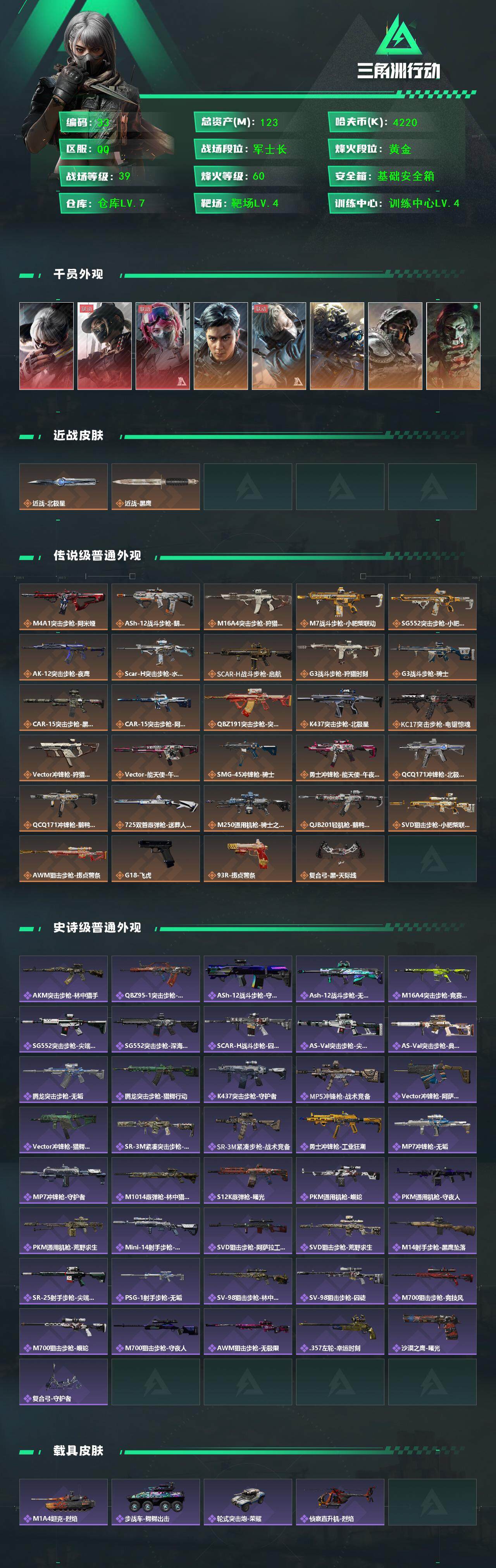 SJZCMW425997三角洲行动账号详情图2