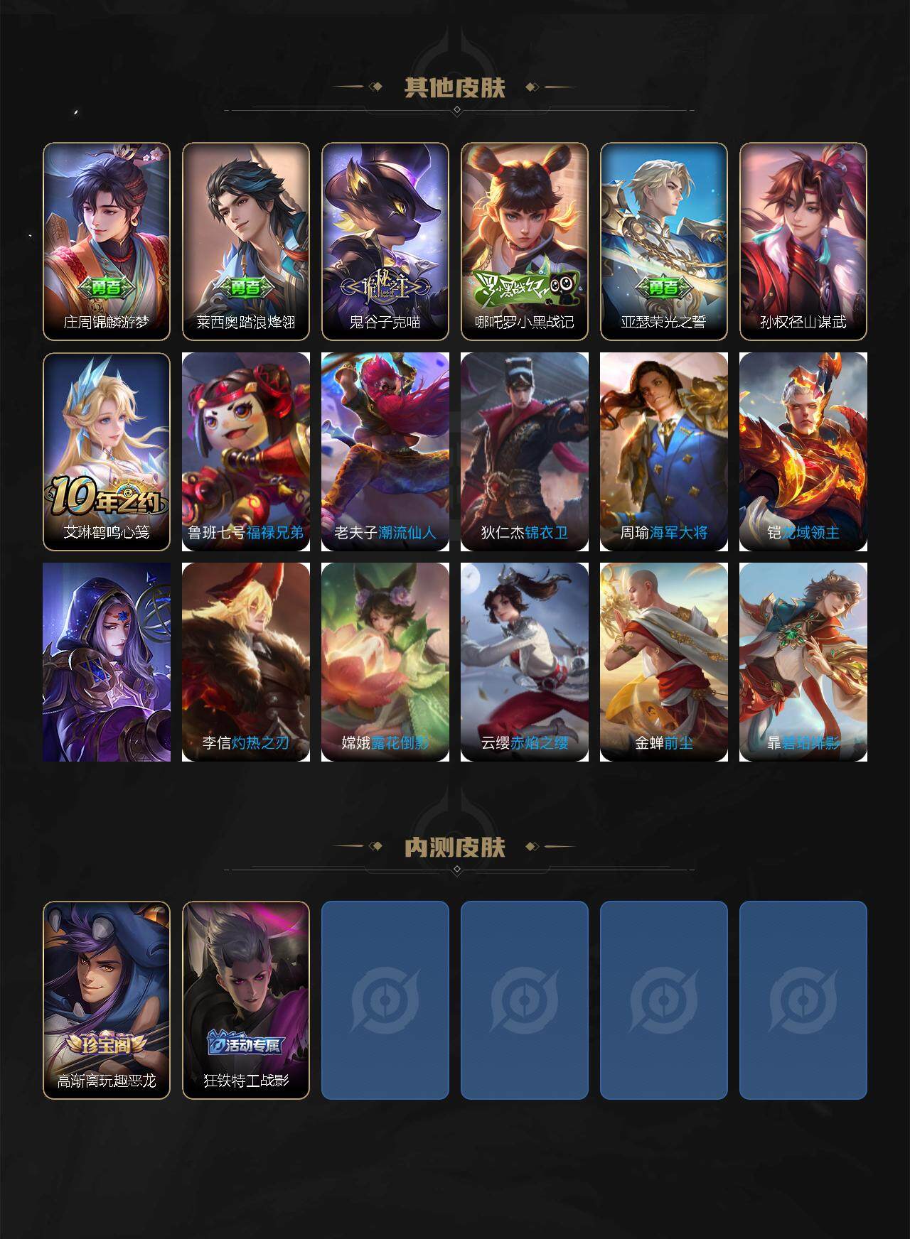 WZJZ3411848王者荣耀账号详情图4 WZJZ3411848王者荣耀账号详情图4