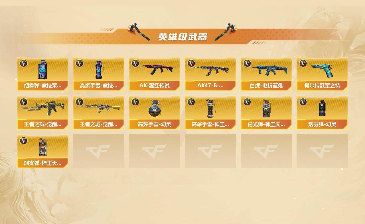 CFCMW421606穿越火线账号详情图3