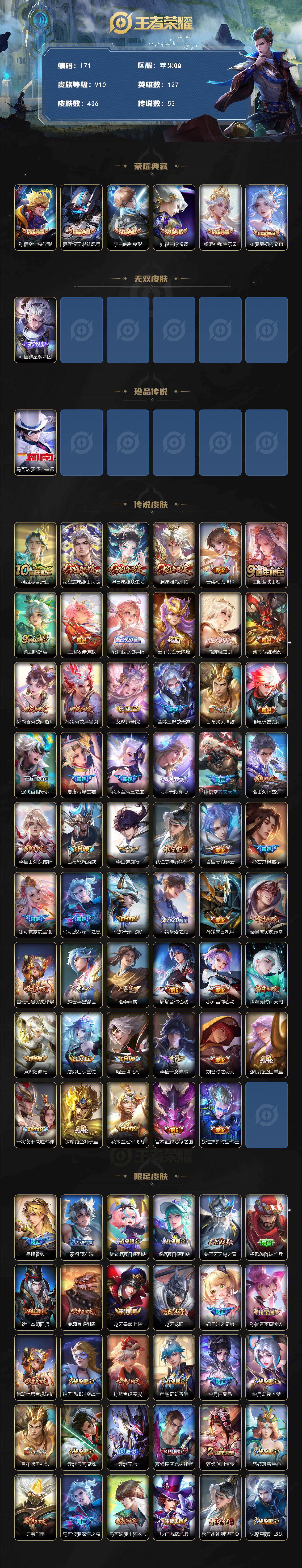 WZCMW496227王者荣耀账号详情图2