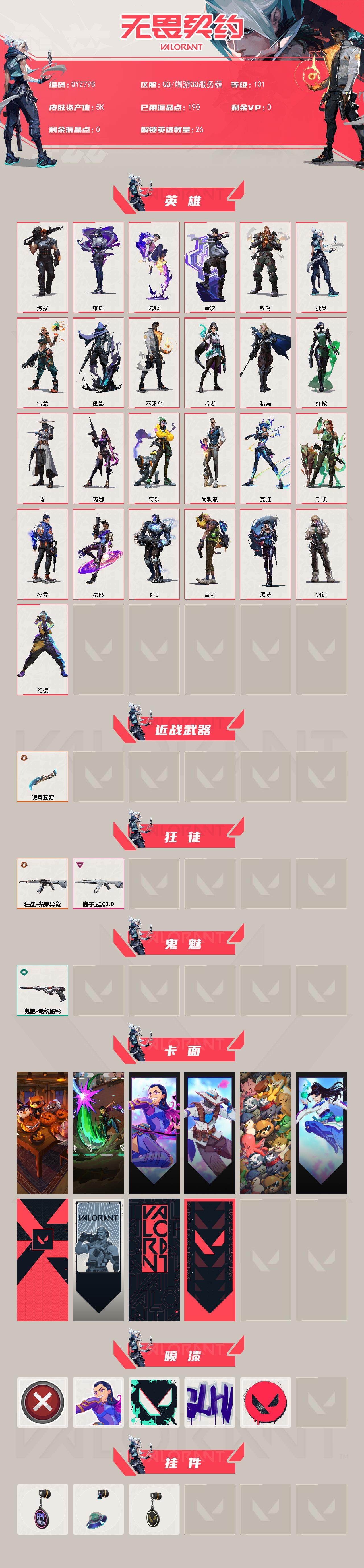 WWQQM328517无畏契约账号详情图3 WWQQM328517无畏契约账号详情图3