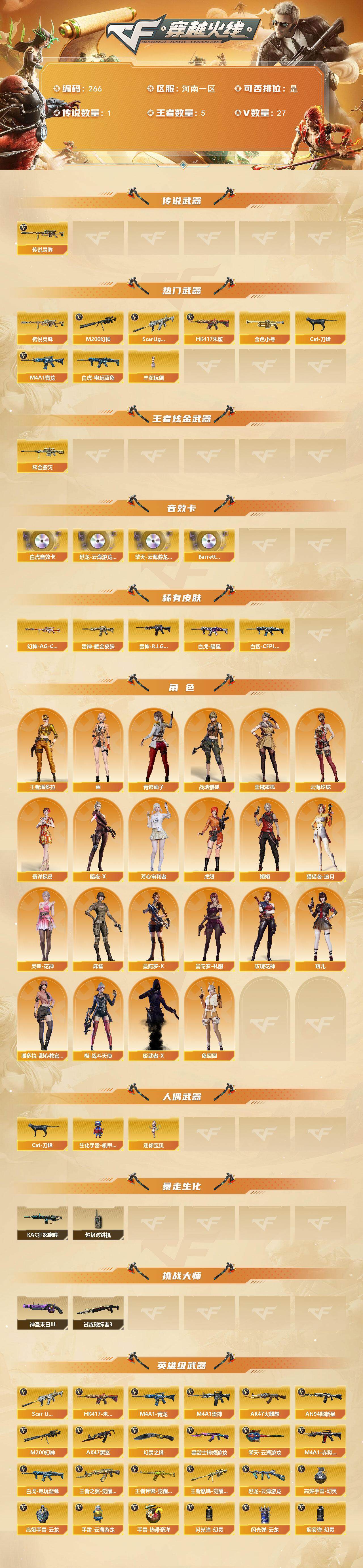 CFCMW421903穿越火线账号详情图2