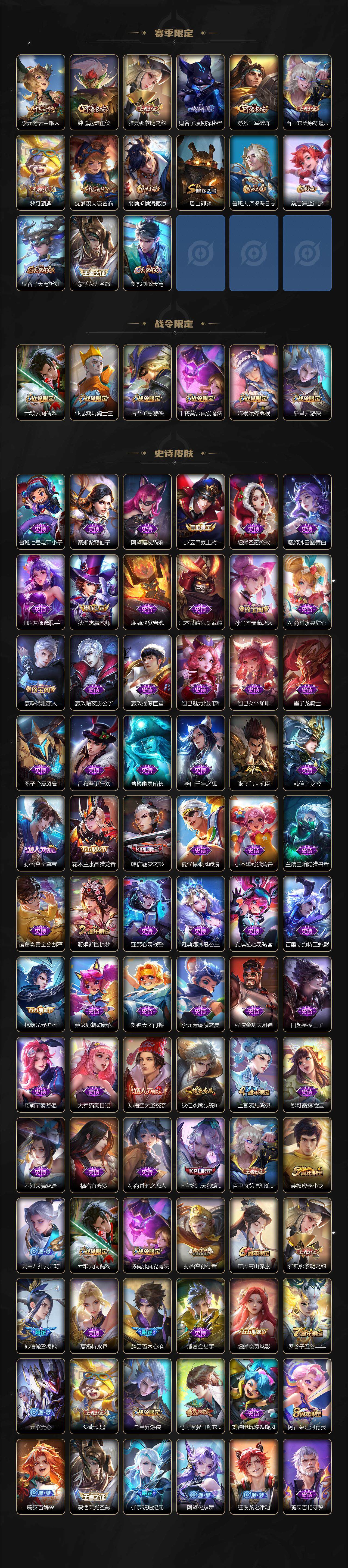 WZLE3411260王者荣耀账号详情图3