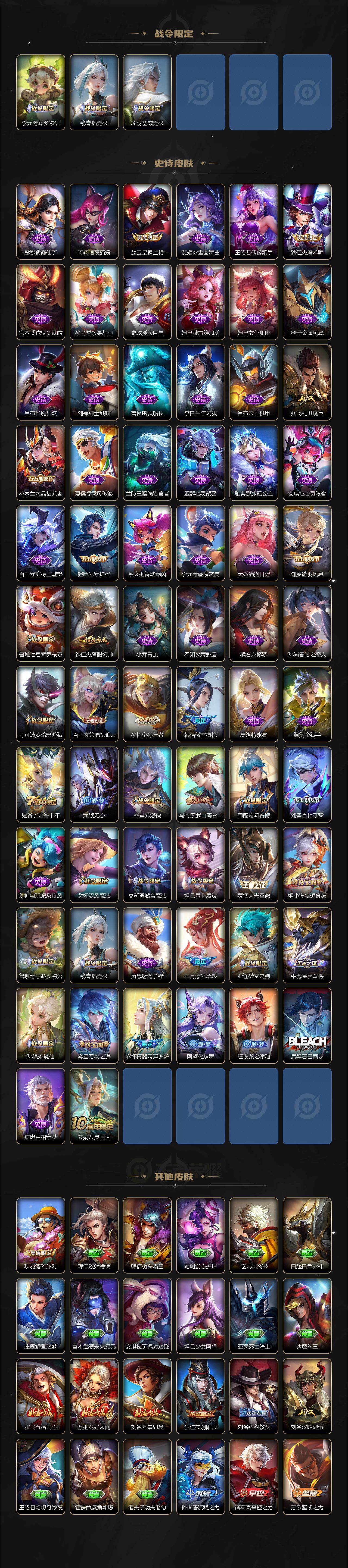 WZLE3406364王者荣耀账号详情图3