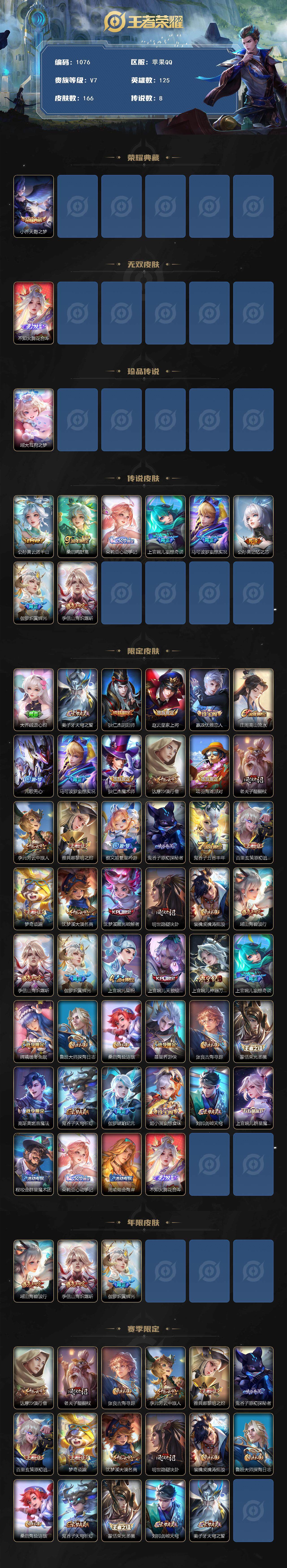 WZCMW3404684王者荣耀账号详情图2