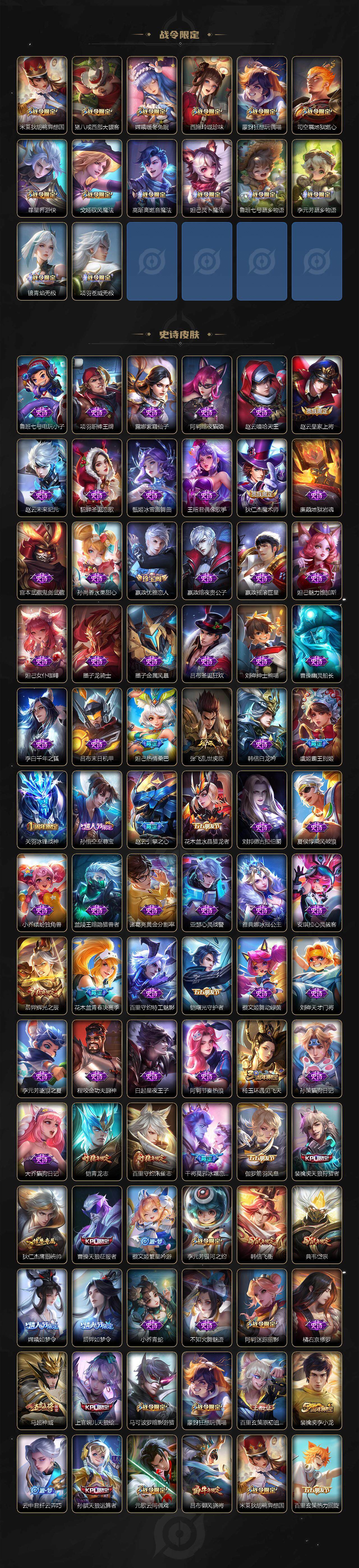 WZLX3413710王者荣耀账号详情图4 WZLX3413710王者荣耀账号详情图4