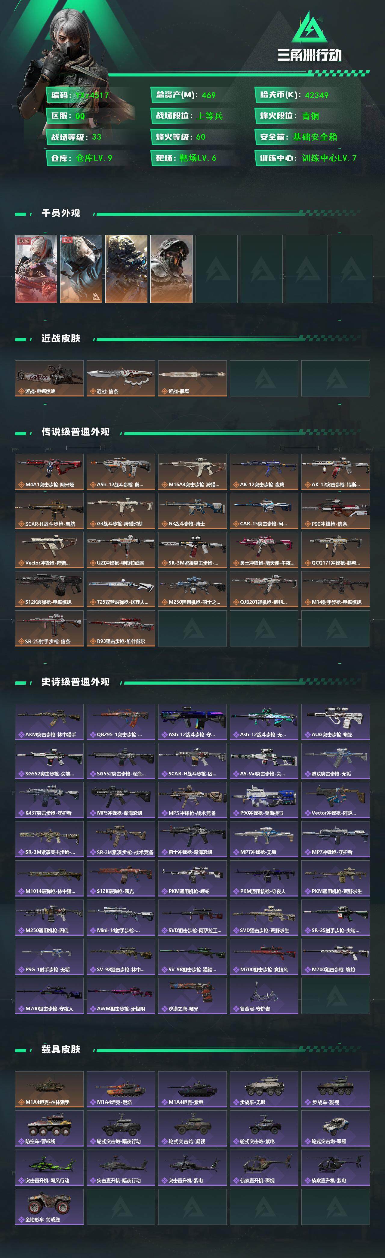 SJZCMW45255三角洲行动账号详情图2 SJZCMW45255三角洲行动账号详情图2