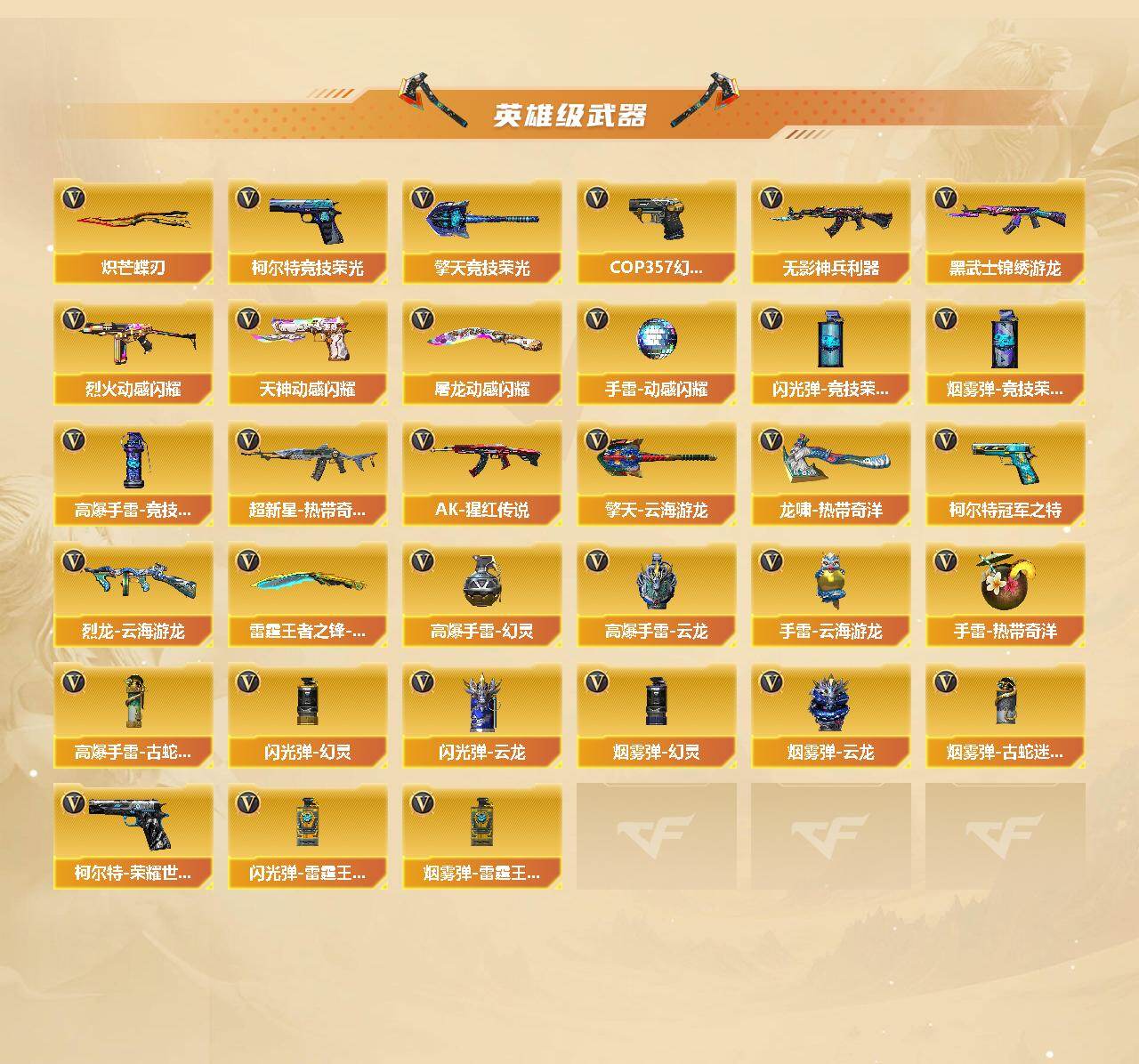 CFCMW422134穿越火线账号详情图3