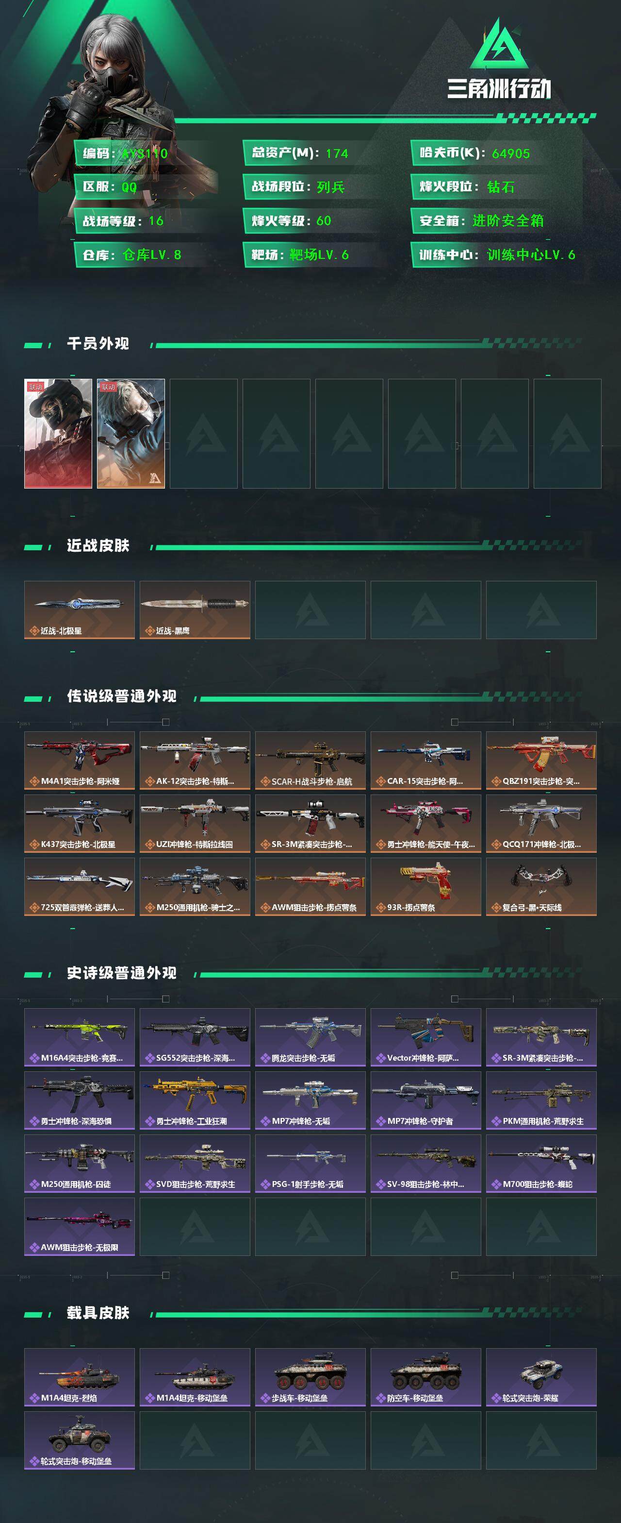 SJZCMW382475三角洲行动账号详情图3 SJZCMW382475三角洲行动账号详情图3