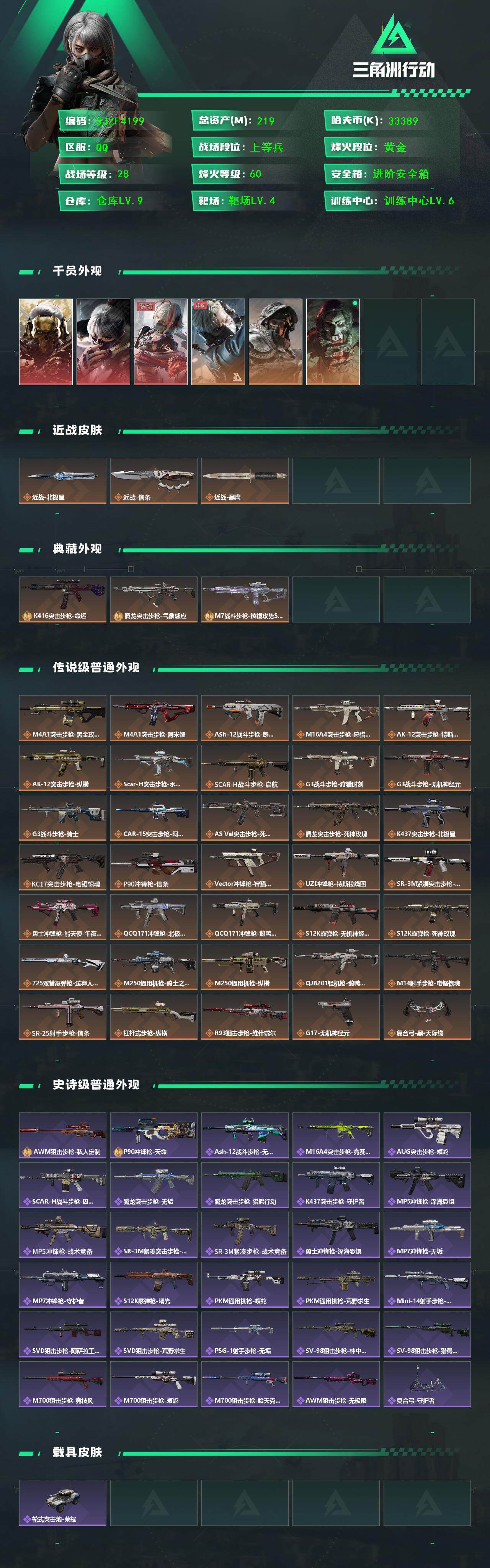 SJZQM376227三角洲行动账号详情图3 SJZQM376227三角洲行动账号详情图3