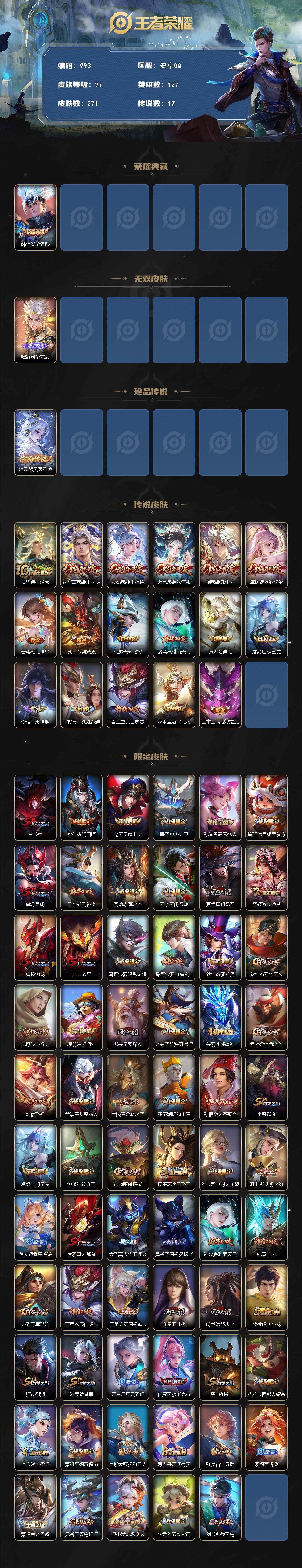 WZCMW3401921王者荣耀账号详情图2