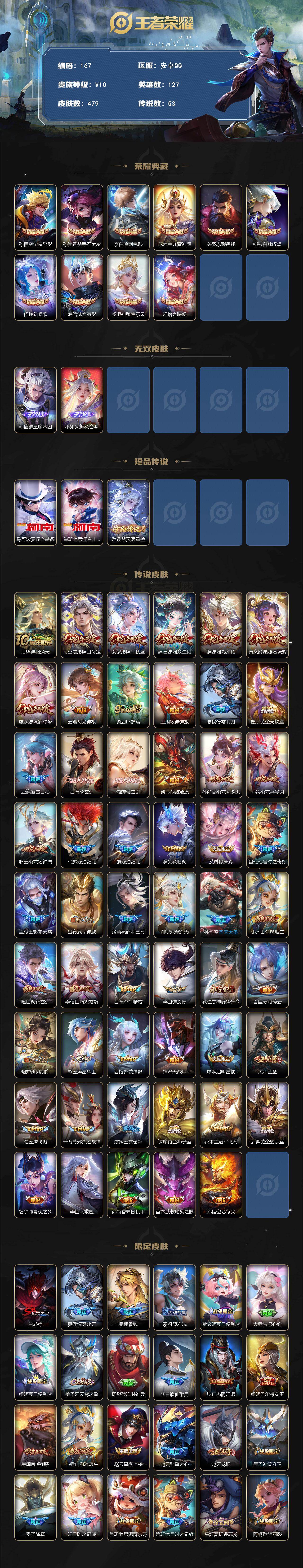 WZCMW496242王者荣耀账号详情图2