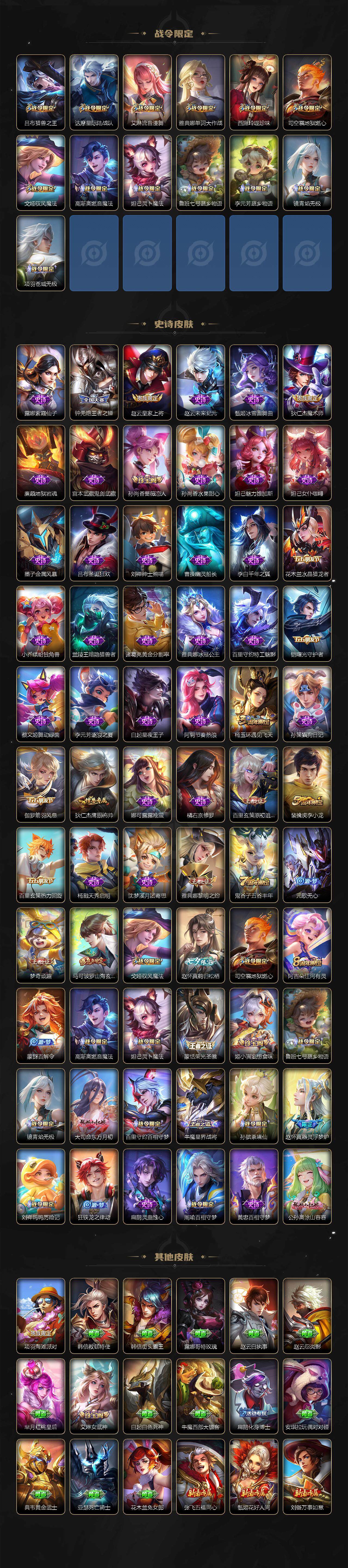 WZLX3411272王者荣耀账号详情图3 WZLX3411272王者荣耀账号详情图3