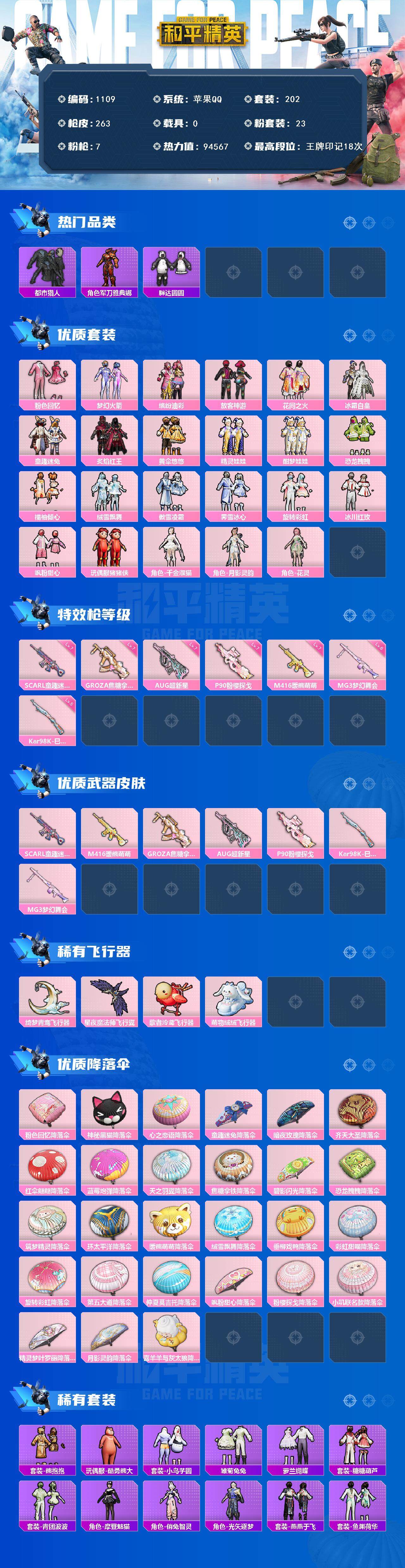 HPCMW3427084和平精英账号详情图2 HPCMW3427084和平精英账号详情图2